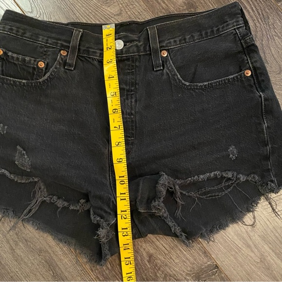 Levi’s 501® Original Fit High Rise Women's Shorts button fly - Picture 12 of 13